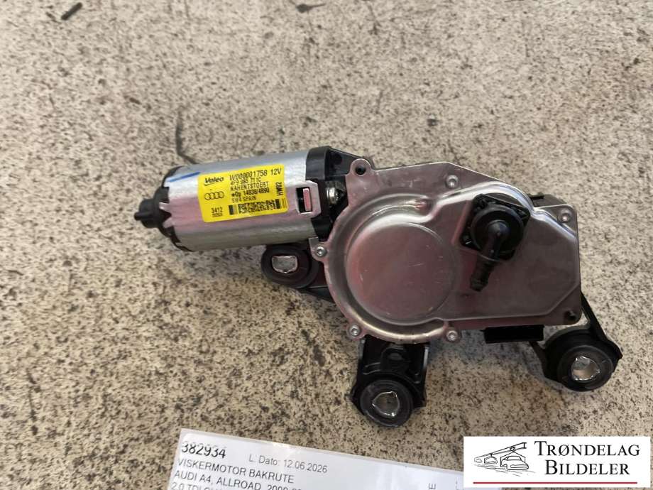 Viskermotor bakrute til Audi A4, Allroad 2009-2016 (Type I) (B8) (B8) (4F9955711C|4F9955711E|)