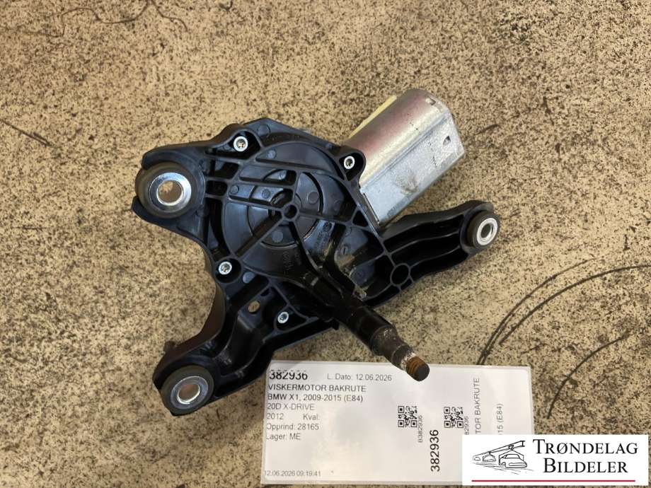 Viskermotor bakrute til BMW X1 2009-2015 (E84) (E84) (67 63 2 990 856|)