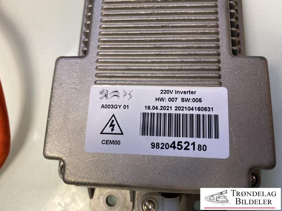 Diverse deler til Peugeot Partner 2019-->> (Type III) (98 204 521 80|)