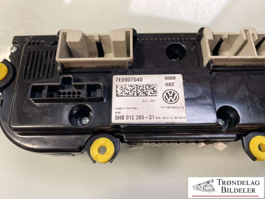 Varmeapparat betjening til VW Transporter / Caravelle 2015-2019 (T6) (T6) (7E0 907 040 R|)