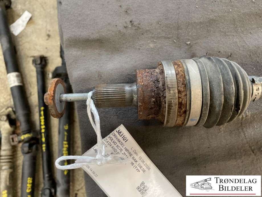 Drivaksel høyre bak, diesel/automat til Volvo XC70 2014-2016 (Type II, Fase 2) (31325135|36001876|)
