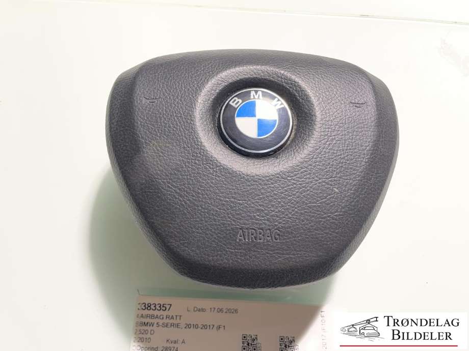 Airbag ratt til BMW 5-Serie 2010-2017 (F10/F11) (F10/F11) (32 30 6 783 839|)