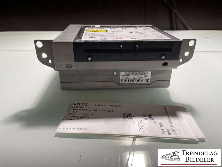 Bilstereo til BMW 5-Serie, 2017-->> (G30/G31) (G30/G31) (65 12 5 A7E 6C9)
