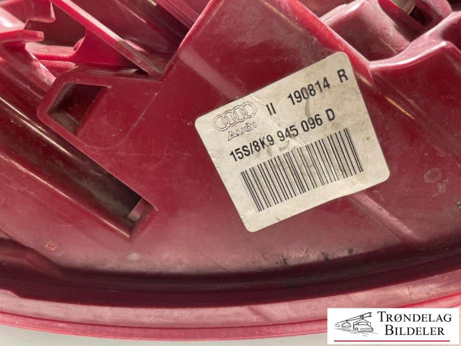 Baklykt høyre ytre til Audi A4, Allroad 2009-2016 (Type I) (B8) (B8) (8K9 945 096 D|)