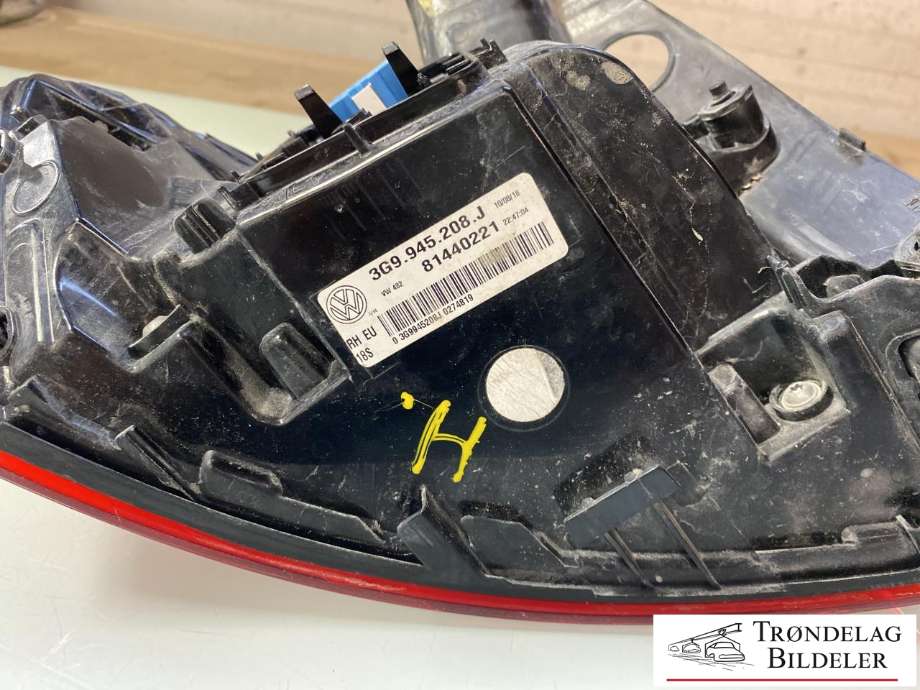 Baklykt høyre til VW Passat 2015-2019 (Fase 1) (B8) (B8) (3G9945208J|)