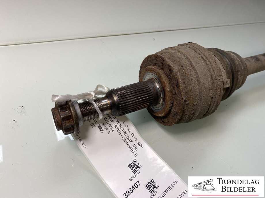 Drivaksel venstre bak, diesel/manuell til VW Transporter / Caravelle 2009-2015 (Fase 2) (T5) (T5) (7E0 501 201 B|)