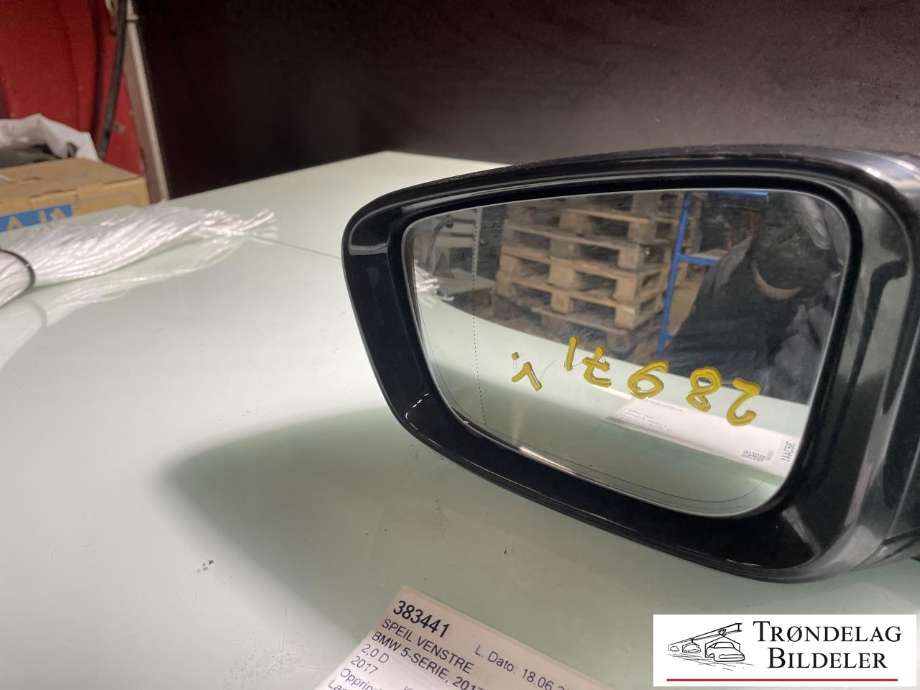 Speil venstre til BMW 5-Serie 2017-->> (G30/G31) (G30/G31) (51 16 7 485 259|51 16 7 422 719|51 16 7 414 649|51 16 7 407 165|)