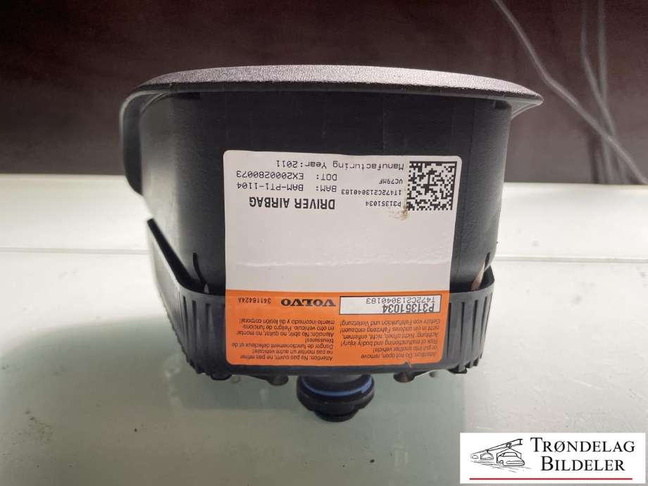 Airbag rattpute til Volvo V60 2010-2013 (Type I, Fase 1)  (31351034|)