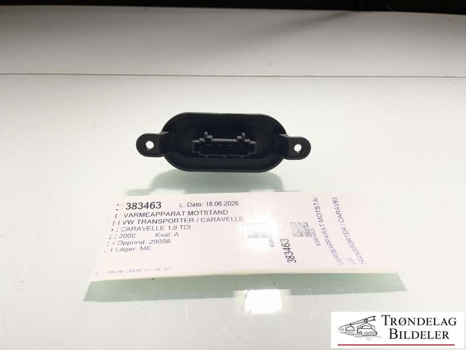 Varmeapparat motstand til VW Transporter / Caravelle, 2003-2009 (Fase 1) (T5) (T5) (7E0 959 263)