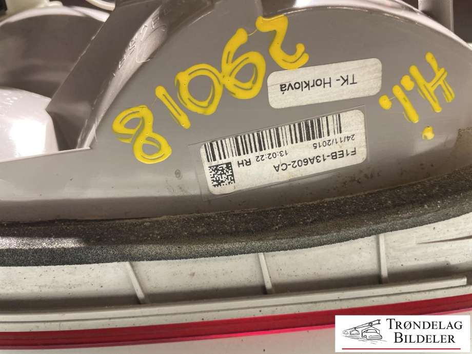 Baklykt høyre indre til Ford Focus 2014-2018 (Type III, Fase 2)  (1868297|F1EB-13A602-CA|)
