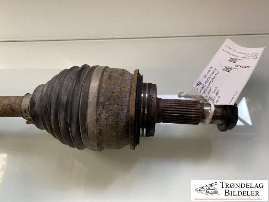 Drivaksel venstre foran, diesel/automat til Toyota Land Cruiser 150 2014-->> (Fase 2)  (4343060082|)