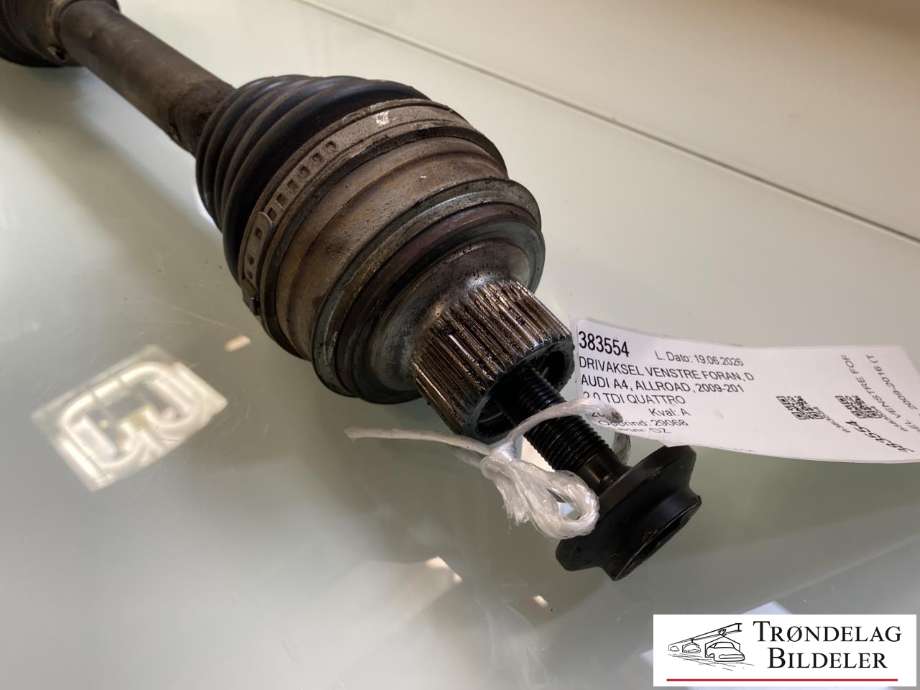 Drivaksel venstre foran, diesel/automat til Audi A4, Allroad 2009-2016 (Type I) (B8) (B8) (8K0 407 271 P|8K0 407 271 AL|)