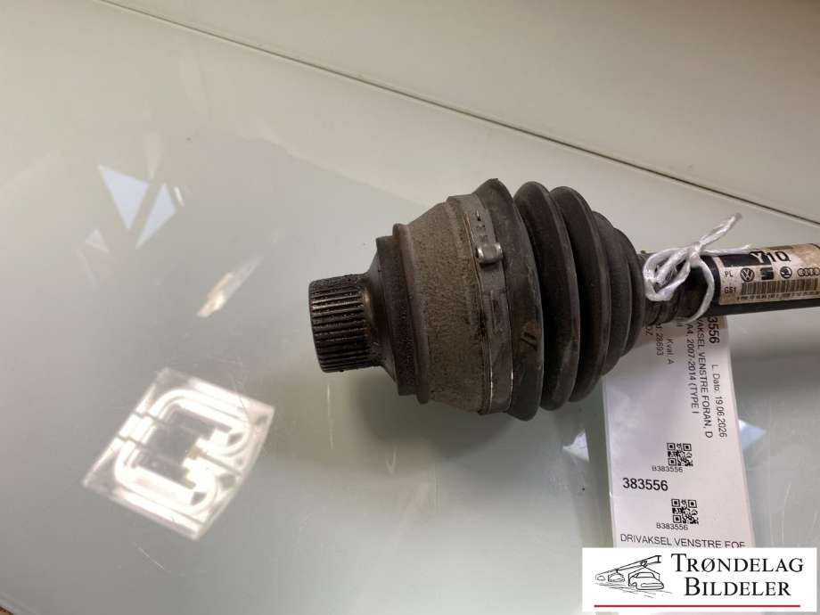 Drivaksel venstre foran, diesel/manuell til Audi A4 2007-2014 (Type IV) (B8) (B8) (8K0 407 271 Q|)