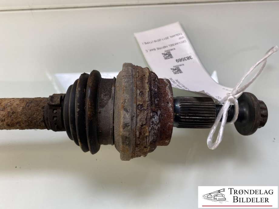 Drivaksel høyre bak, diesel/automat til VW Tiguan 2011-2016 (Type I, Fase 2) (1K0 501 204 FX|)