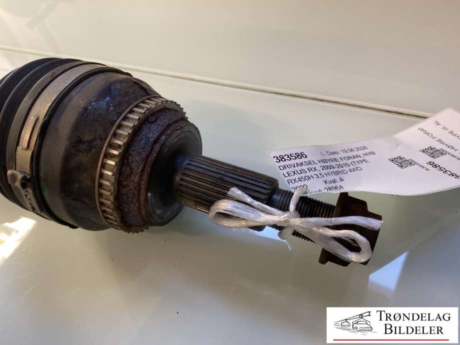 Drivaksel høyre foran, hybrid til Lexus RX 2009-2015 (Type III) (AL10) (AL10) (434100W250|)