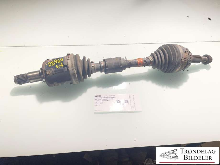 Drivaksel venstre foran, hybrid til Lexus RX, 2009-2015 (Type III) (AL10) (AL10) 