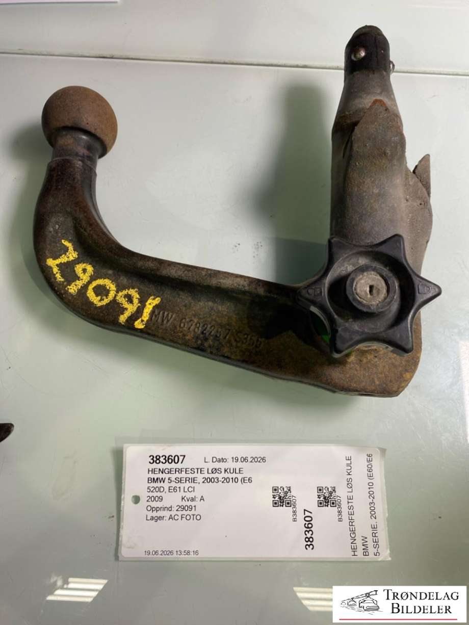 Hengerfeste løs kule til BMW 5-Serie 2003-2010 (E60/E61) (E60/E61) (71 60 6 782 257|)