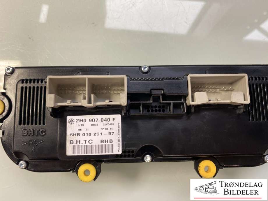 Varmeapparat betjening til VW Amarok 2010-2016 (Type I, Fase 1) (2H0 907 040 E|)
