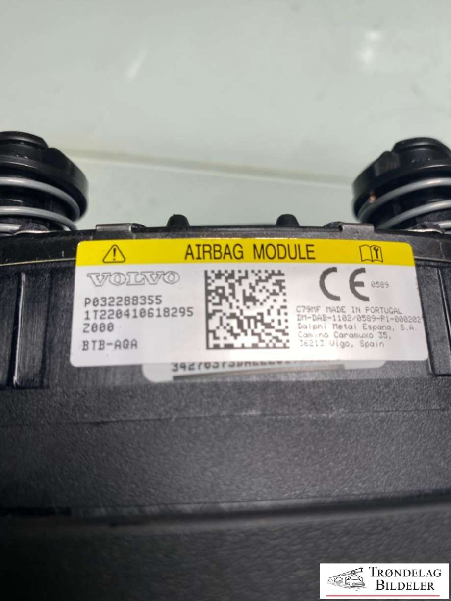 Airbag rattpute til Volvo XC40 2018-2024 (32384652|RY05 and (EO02 or EO03)|)