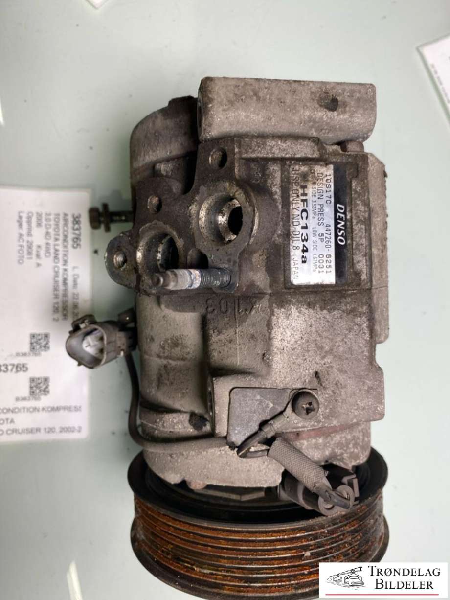 Aircondition kompressor til Toyota Land Cruiser 120, 2002-2009  (883206A081|88410-35400)