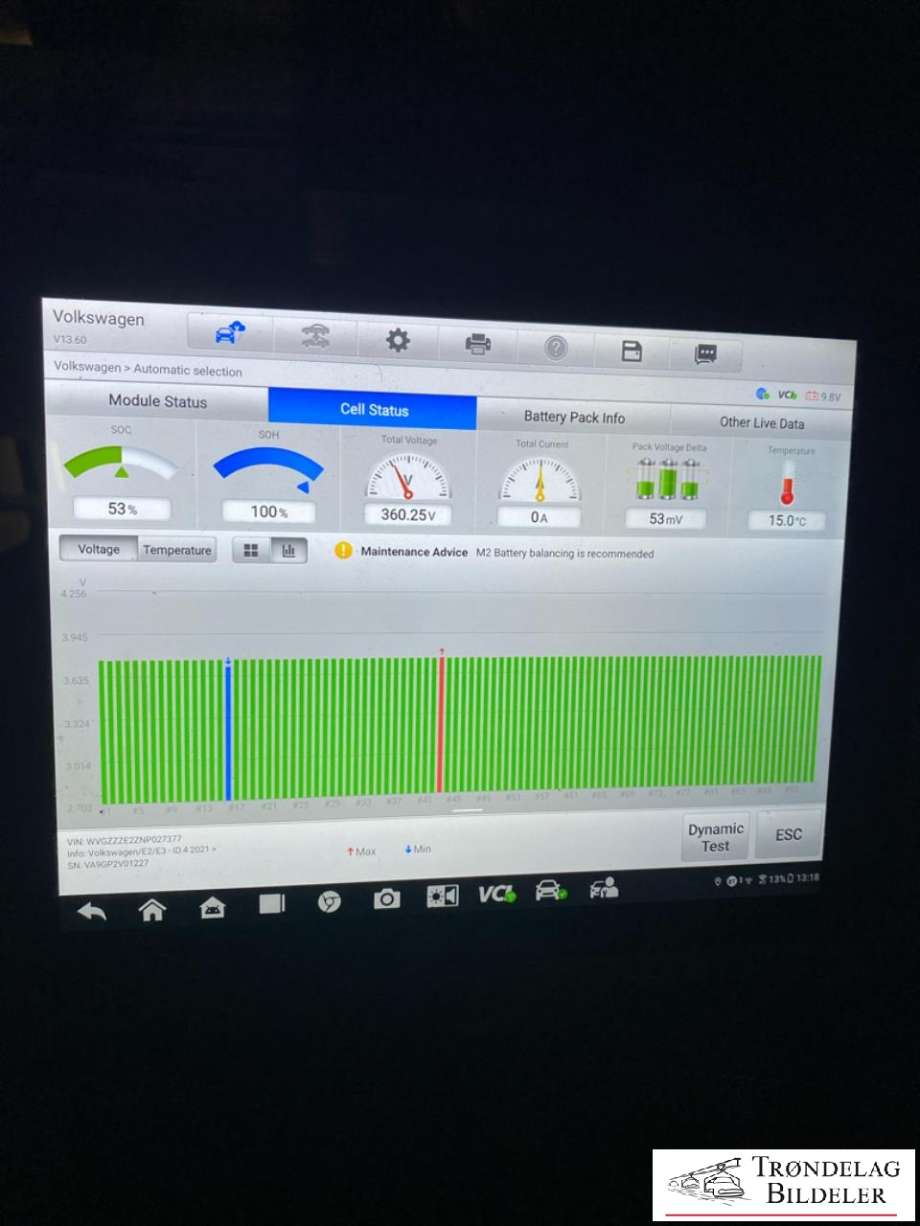 Batteripakke elbil til VW ID.4 2020-->> (0Z1 915 910 FB|)