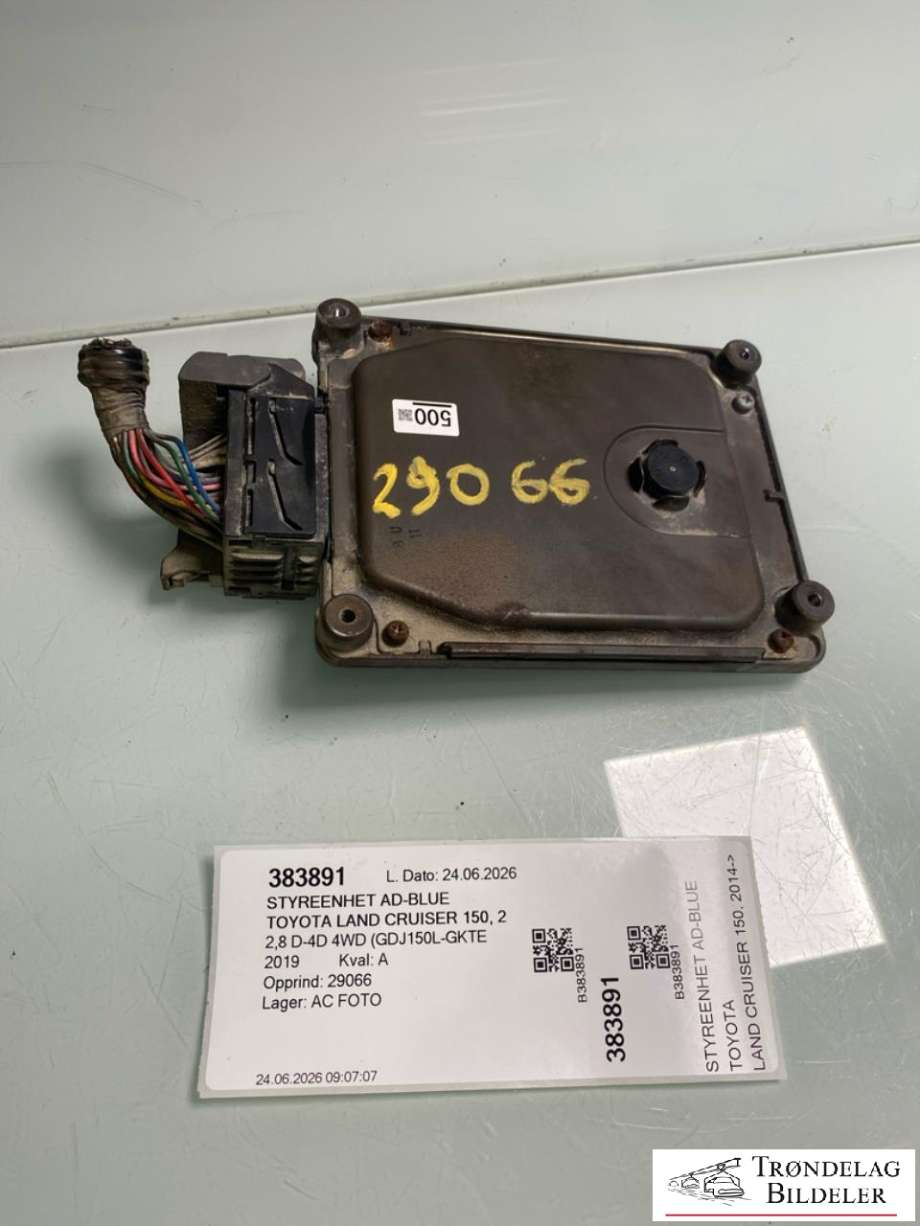 Styreenhet Ad-Blue til Toyota Land Cruiser 150 2014-->> (Fase 2)  (896B160010|)