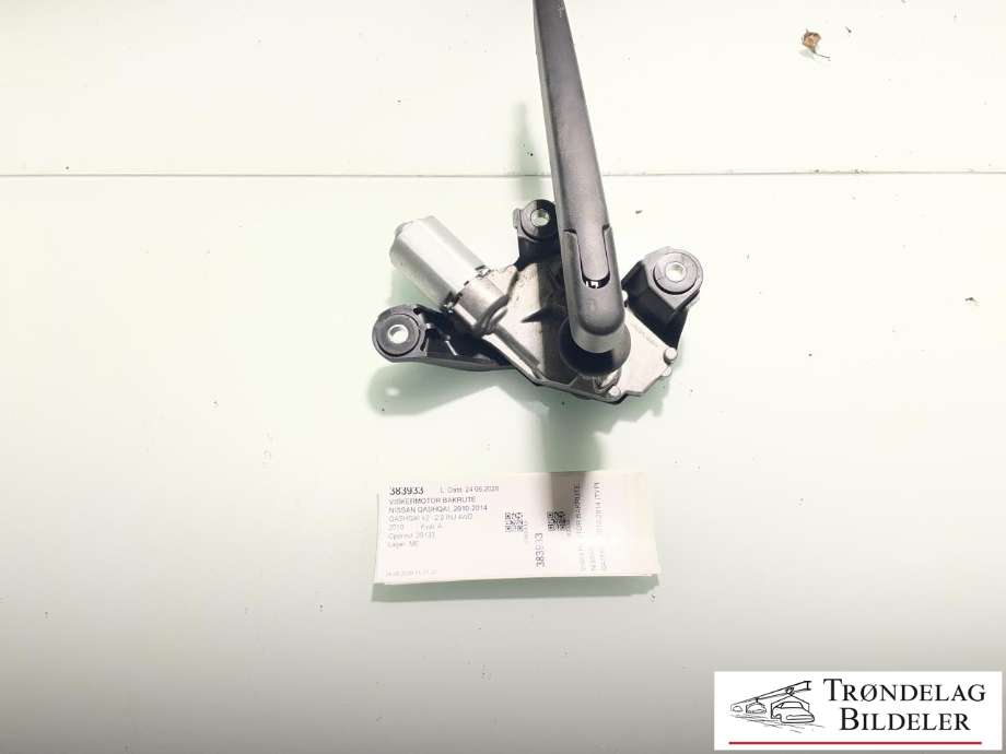 Viskermotor bakrute til Nissan Qashqai 2010-2014 (Type I, Fase 2) (28710JD000|)