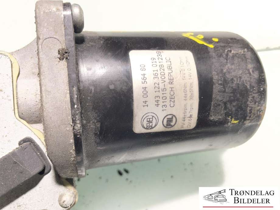 Viskermotor frontrute til Toyota Proace 2013-2016 (Type I) (SU001A1300|)