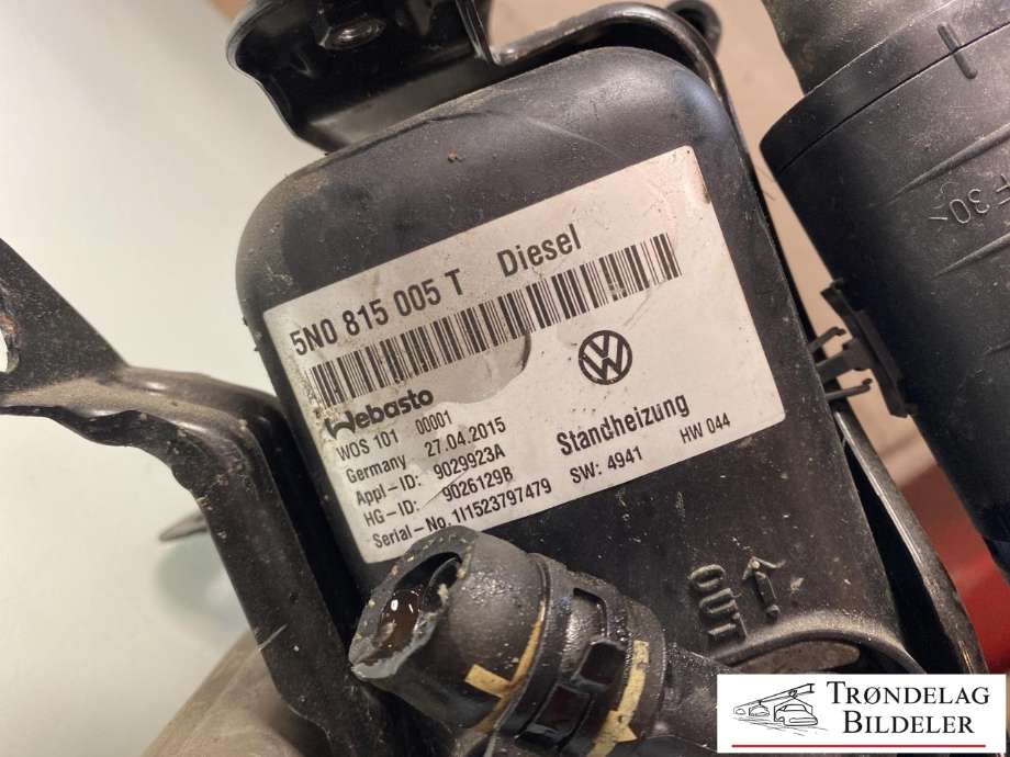 Dieselvarmer til VW Tiguan 2011-2016 (Type I, Fase 2) (1K0815007CJ|)