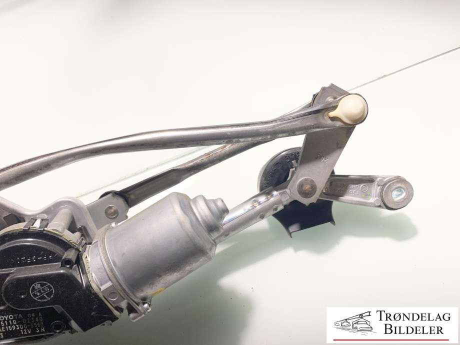 Viskermotor frontrute komplett m/overføring til Toyota Auris 2013-2015 (Type II, Fase 1) (85150-02300|85110-02340|)