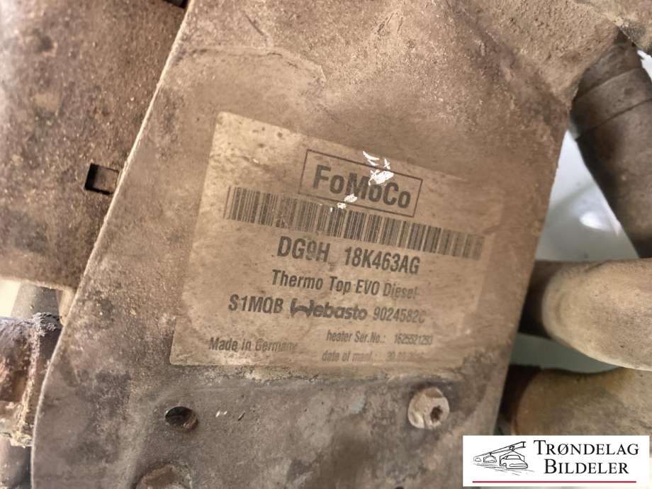 Dieselvarmer til Ford Mondeo 2014-2019 (Type V, Fase 1)  (2052890|DG9H-18K464-AE|)