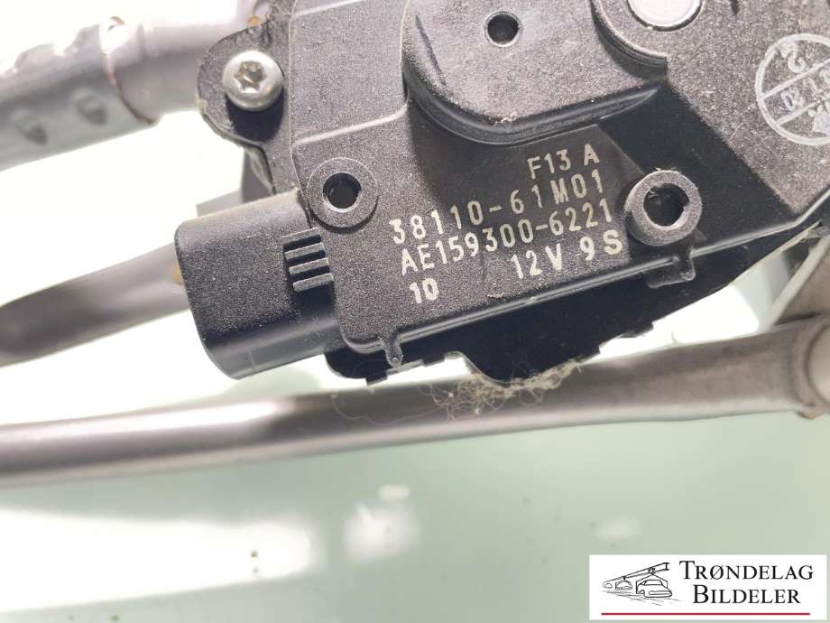 Viskermotor frontrute komplett m/overføring til Suzuki SX4 S-CROSS 2013-->> (Type II)  (3810061M01|)