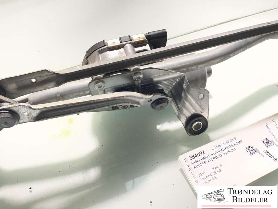Viskermotor frontrute komplett m/overføring til Audi A6, Allroad 2015-2019 (Type III, Fase 2) (C7) (C7) (4G1955023A|4G1955023C|)
