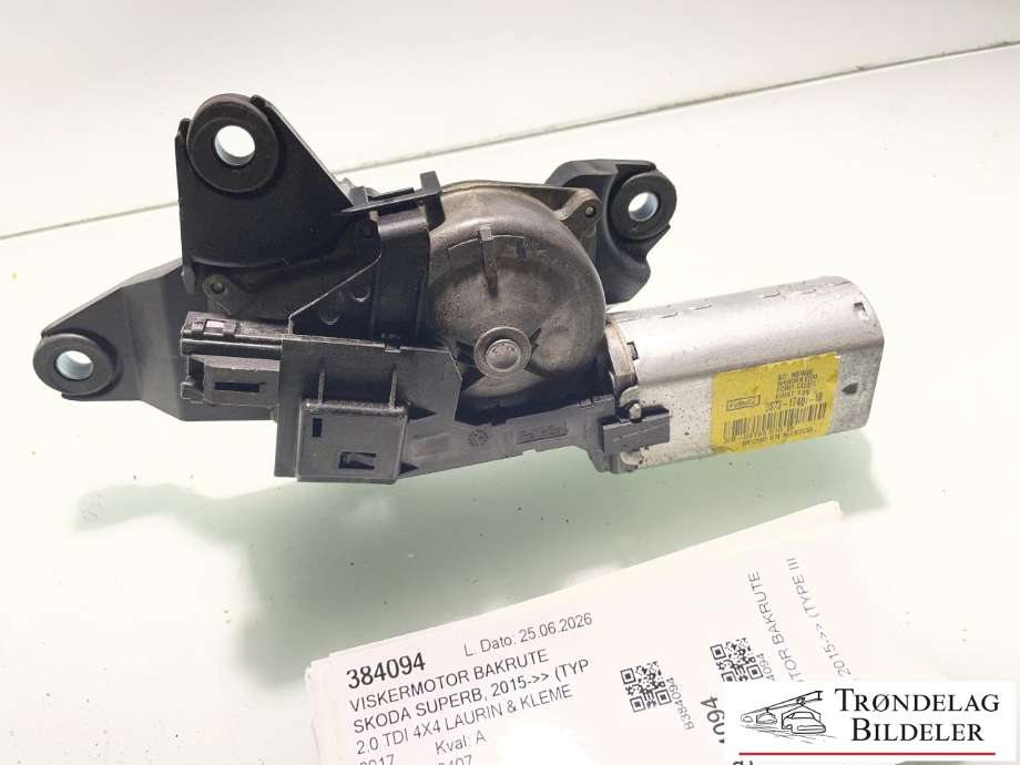 Viskermotor bakrute til Škoda Superb 2015-->> (Type III)  (3V1 955 023 A|)