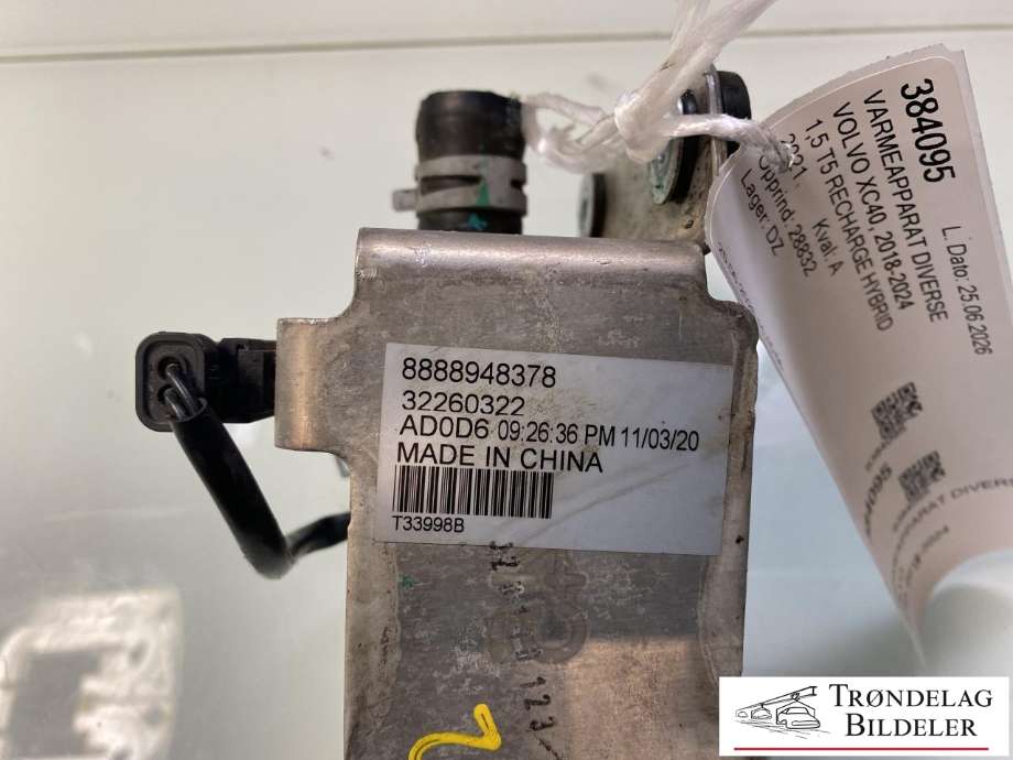 Varmeapparat diverse til Volvo XC40 2018-2024