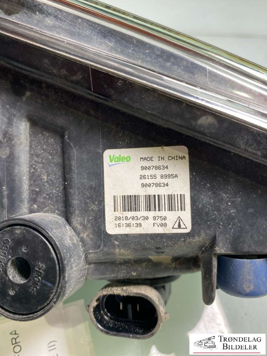 Tåkelykt venstre foran til Nissan Leaf 2018-->> (Type II)  (261558995A|261558995F|261555SE0B)