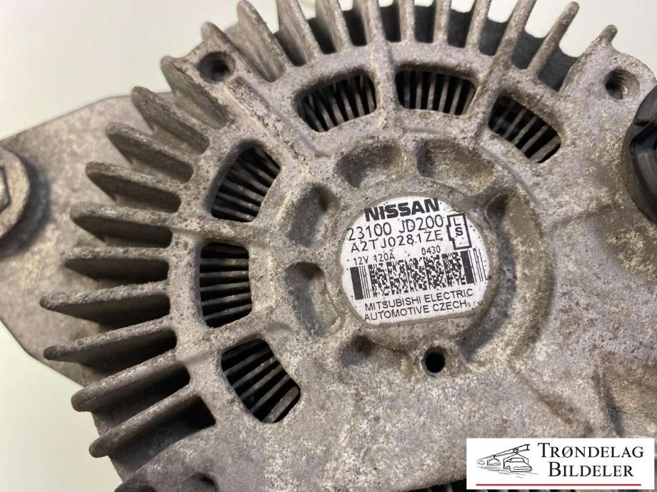 Dynamo til Nissan Qashqai 2010-2014 (Type I, Fase 2)  (23100JD200|)