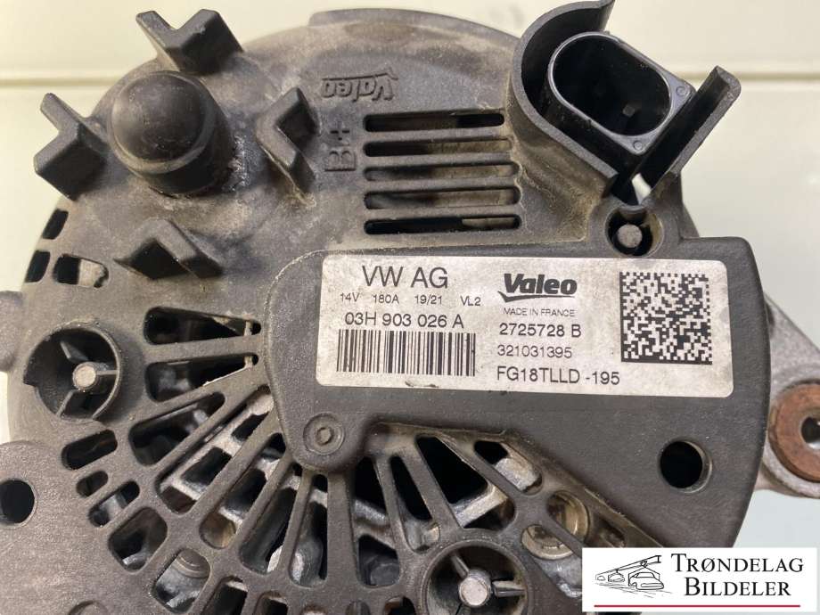Dynamo diesel til VW Transporter / Caravelle 2019-->> (T6.1) (T6.1) (03H 903 026 A|)