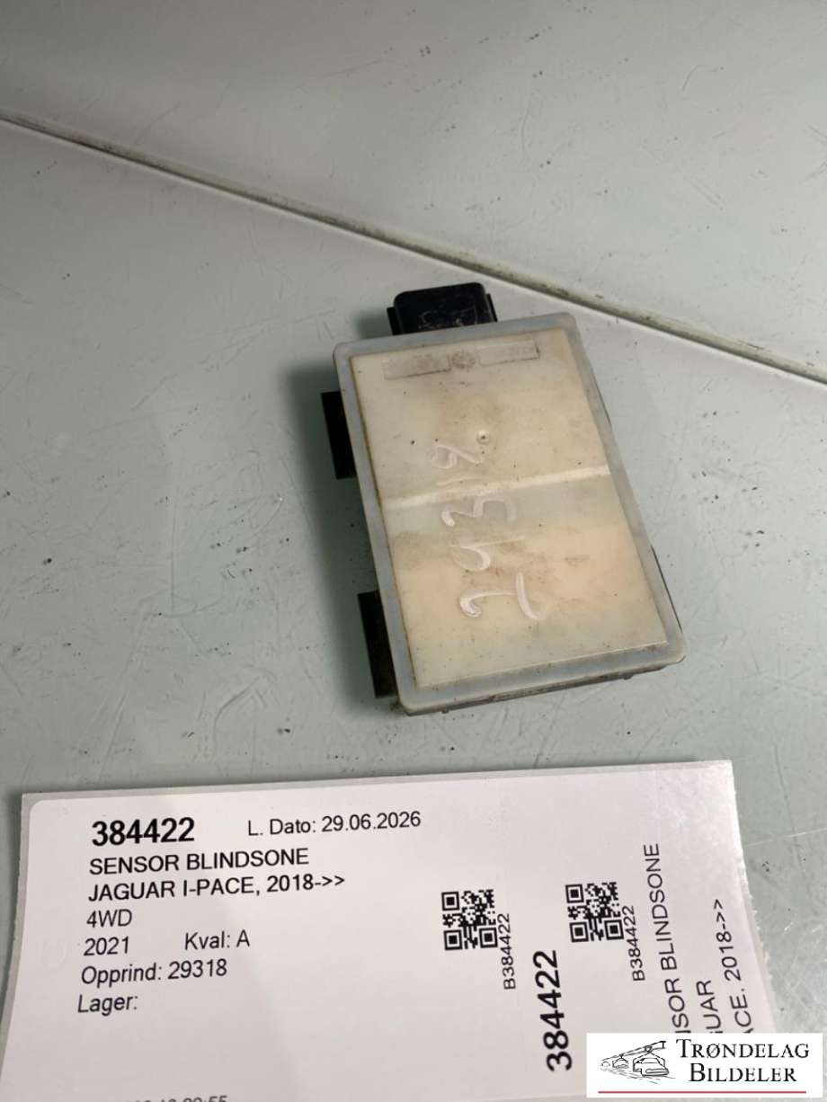 Sensor blindsone til Jaguar I-PACE 2018-->> (T4K12727|M8E214F152AF|T2R71303 |M8E214F152AJ|M8E2-14F452-AD)