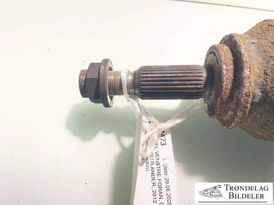 Drivaksel venstre foran, diesel/automat til Mitsubishi Outlander 2012-2015 (Type III, Fase 1) (3815A509|)