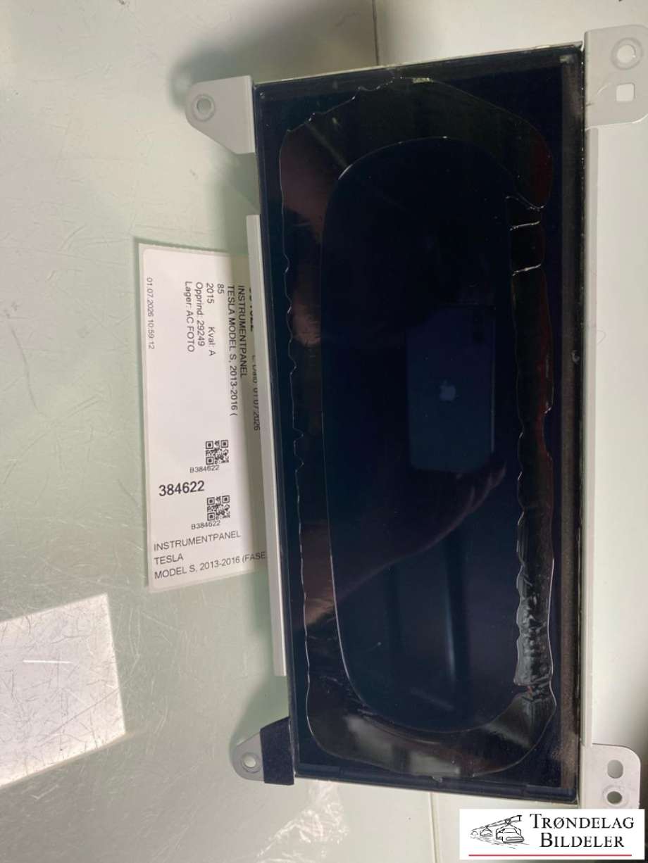 Instrumentpanel til Tesla Model S 2013-2016 (Fase 1)  (1004788-00–D|)