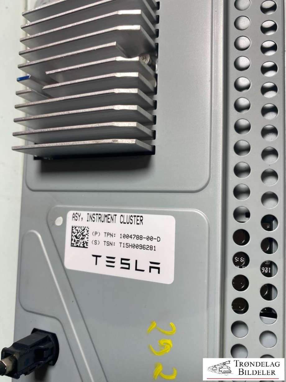 Instrumentpanel til Tesla Model S 2013-2016 (Fase 1)  (1004788-00–D|)