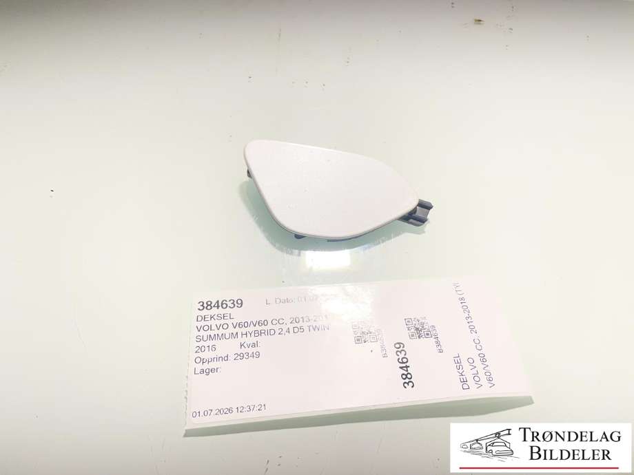 Deksel til Volvo V60/V60 CC 2013-2018 (Type I, Fase 2) (31323839|31323839-1|)