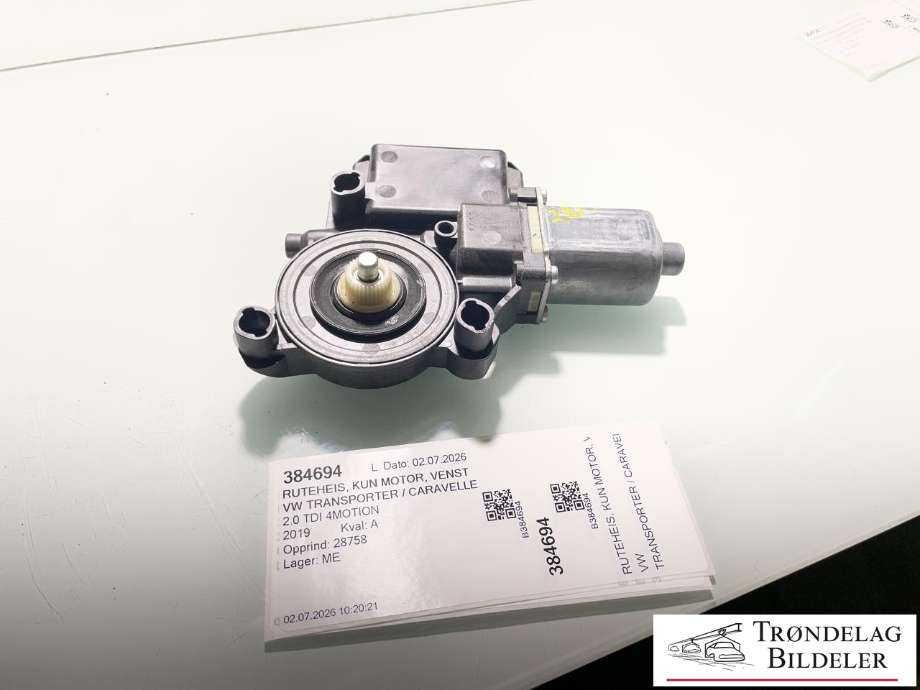 Ruteheis, kun motor, venstre foran til VW Transporter / Caravelle, 2019-->> (T6.1) (T6.1) (7E1 837 015 B)