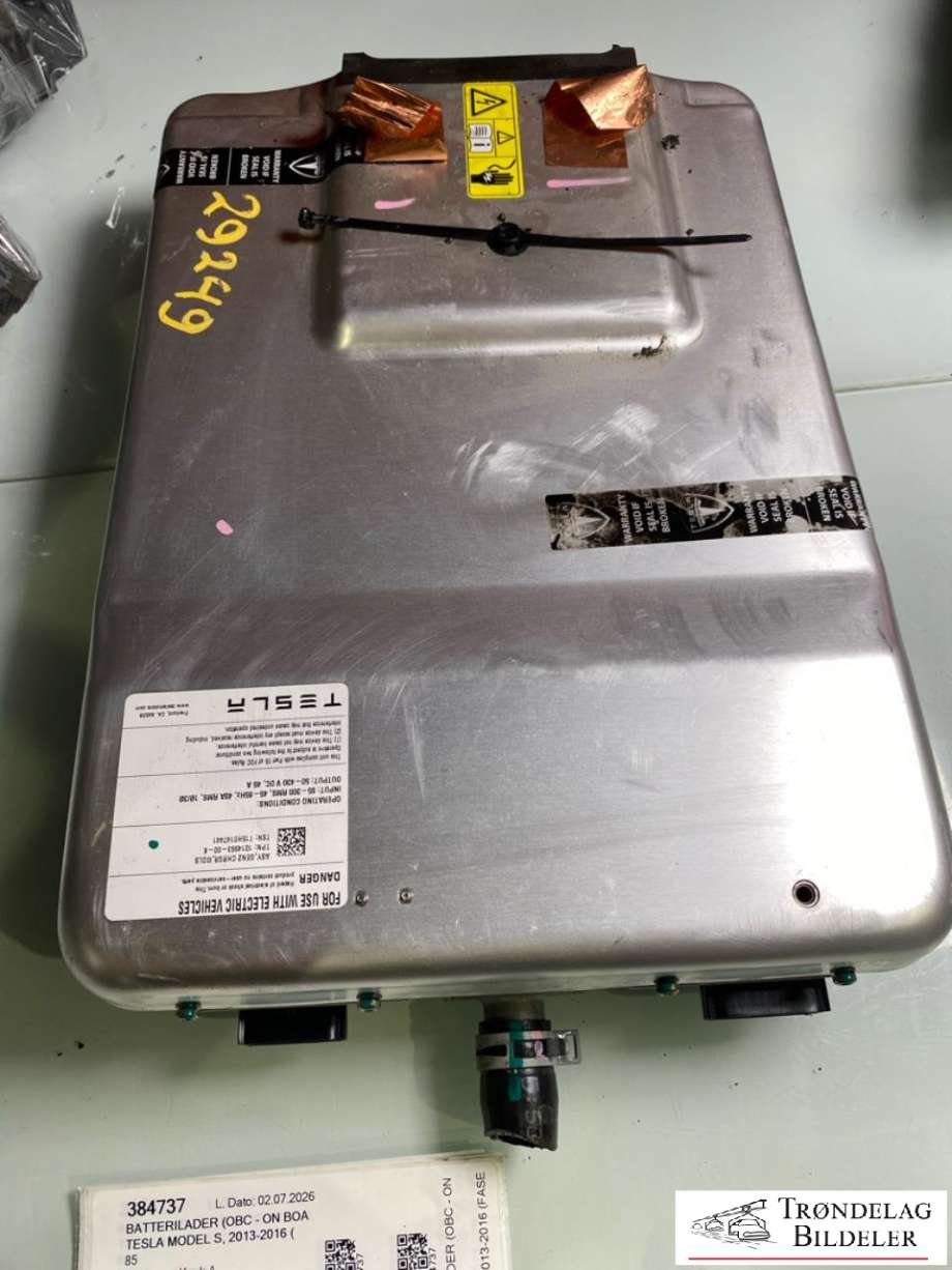 Batterilader (OBC - On Board Charger) til Tesla Model S, 2013-2016 (Fase 1)  (1014963-00K)