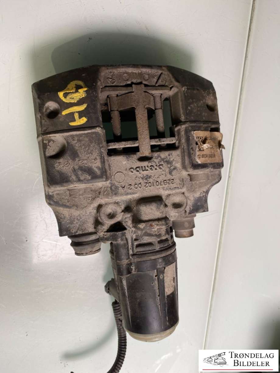 Bremsecaliper høyre bak, elektrisk til Tesla Model S 2013-2016 (Fase 1) (1021334-00-A|)