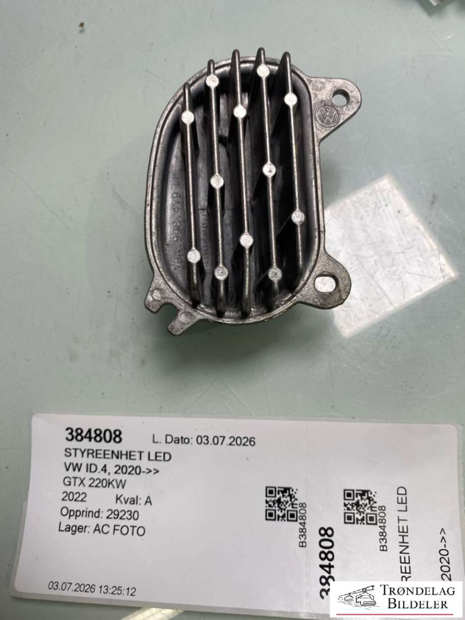 Styreenhet LED til VW ID.4 2020-->>  (11A 941 479 D|VENSTRE ØVRE|)