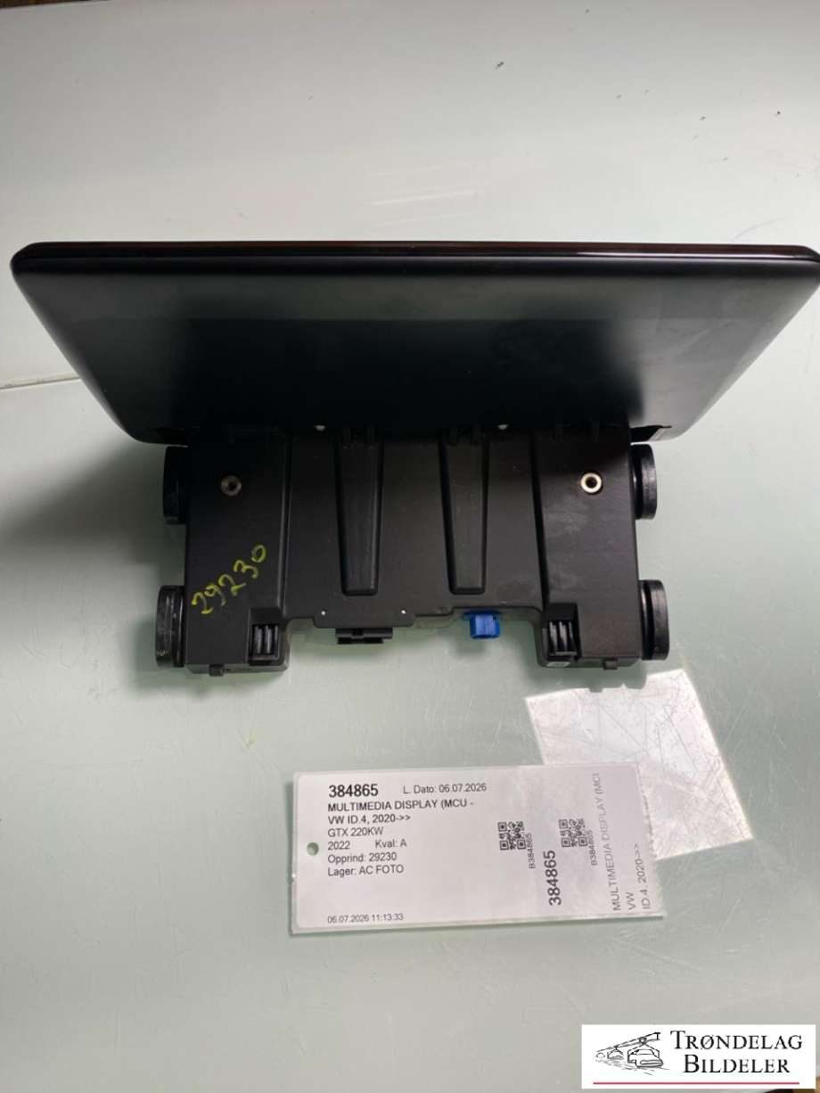 Multimedia display (MCU - Media Controller Unit) til VW ID.4 2020-->> (10B 919 605 B|10A 919 605 K|)