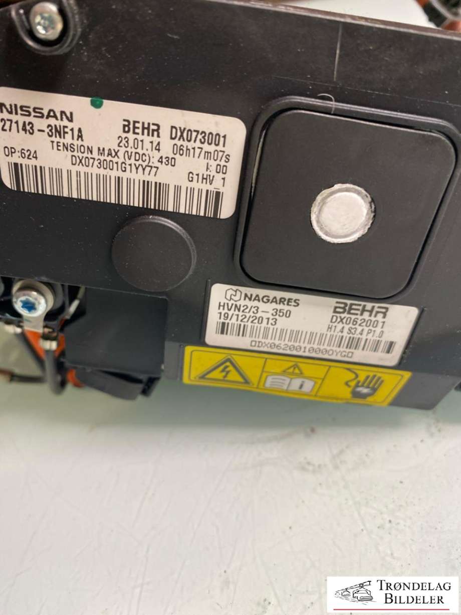 Varmeapparat PTC-heater til Nissan Leaf 2011-2017 (Type I) (27143-3NF1A|DX073001|27143-3NF1B|DX073004|27143-3NF0A|27143-3NF0B)