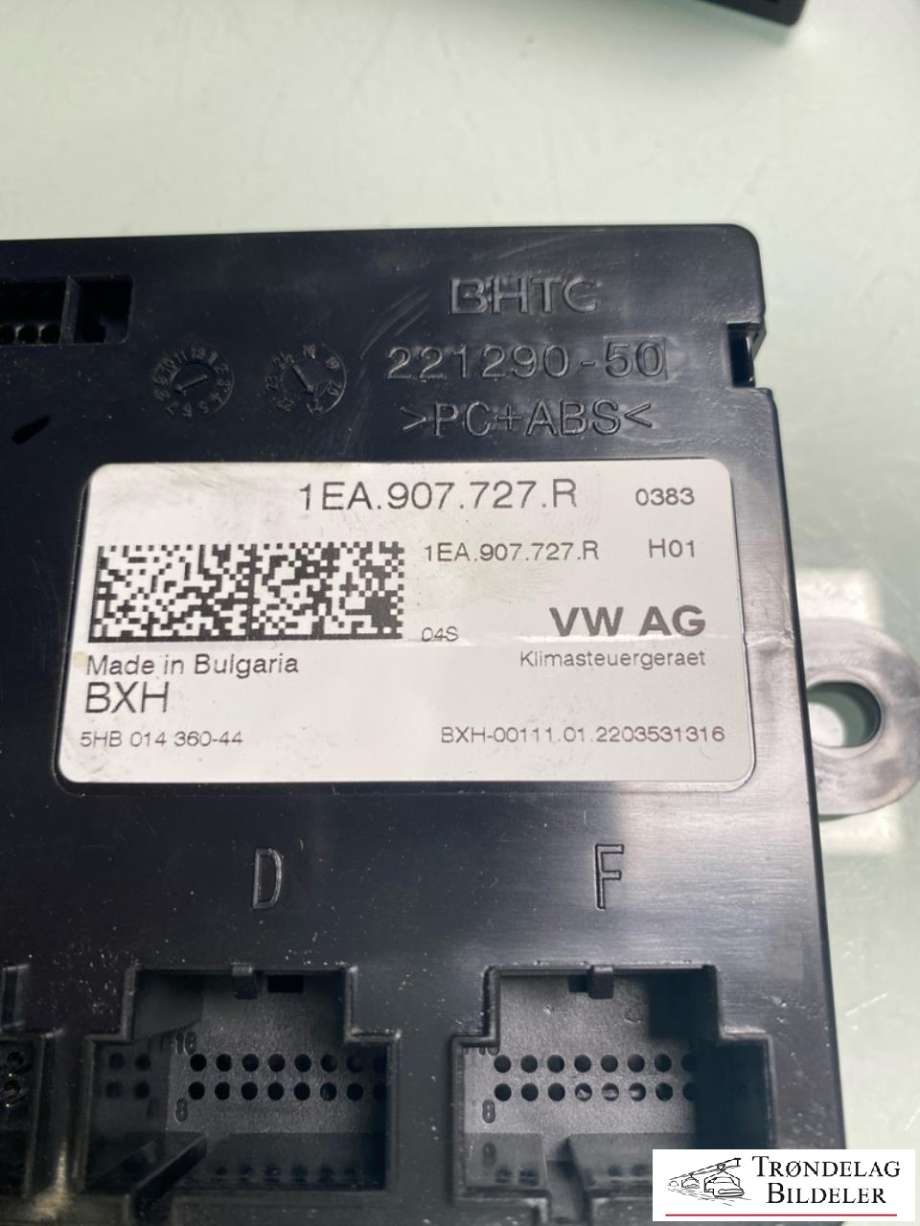 Styreenhet klima/aircondition til VW ID.4 2020-->> (1EA 907 727 R|)